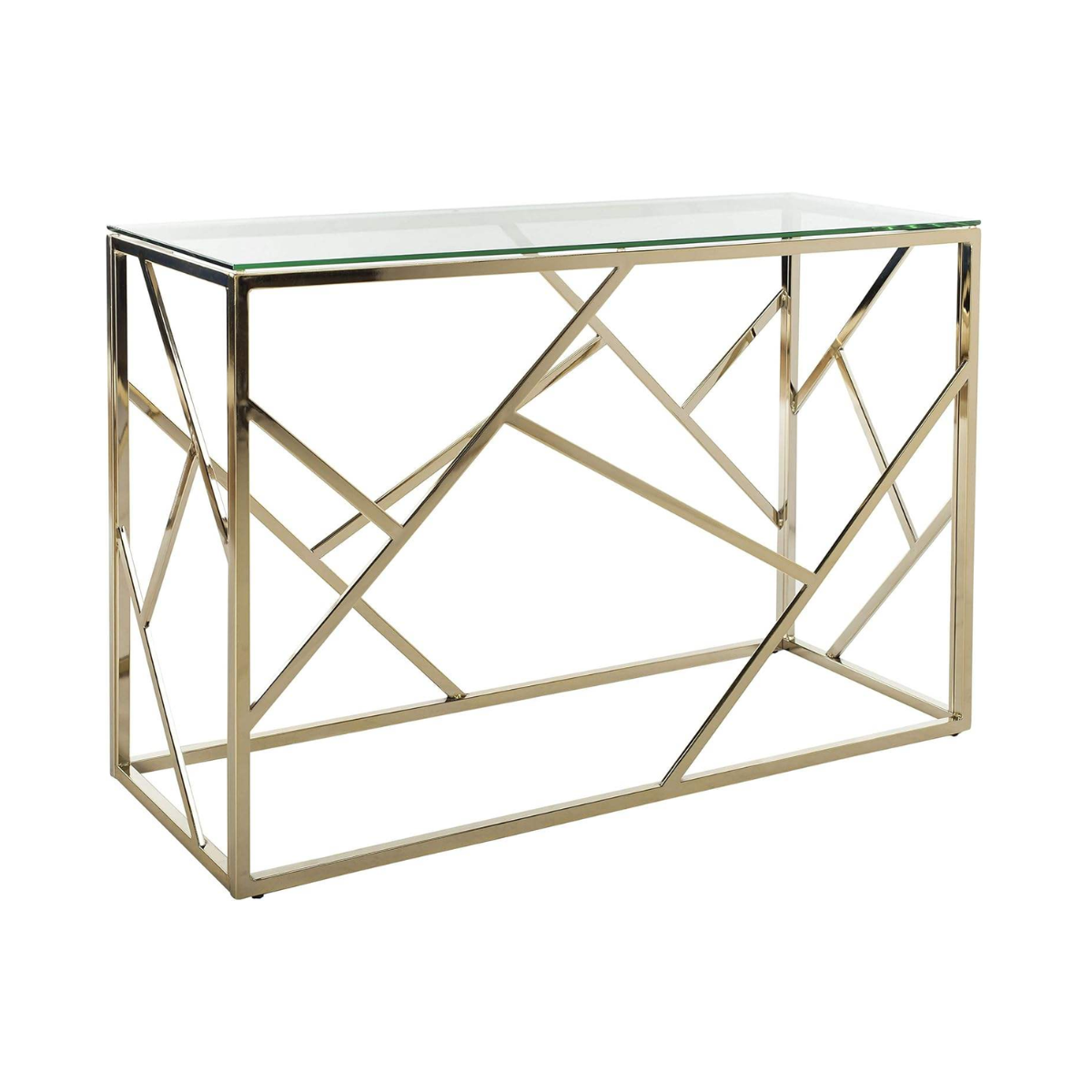 Fractal Line Console Side Table